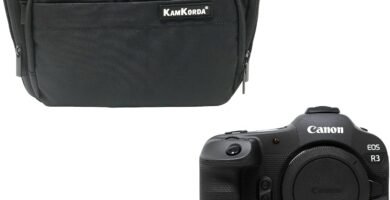 KamKorda Camera Bag + R3 Mirrorless Digital Camera ] 24MP Full Frame CMOS Sensor, DIGIC X Image Processor, 6K60 Raw 4K120 10Bit Internal Video Vertical Grip Professional Photography – 2 Year Warranty