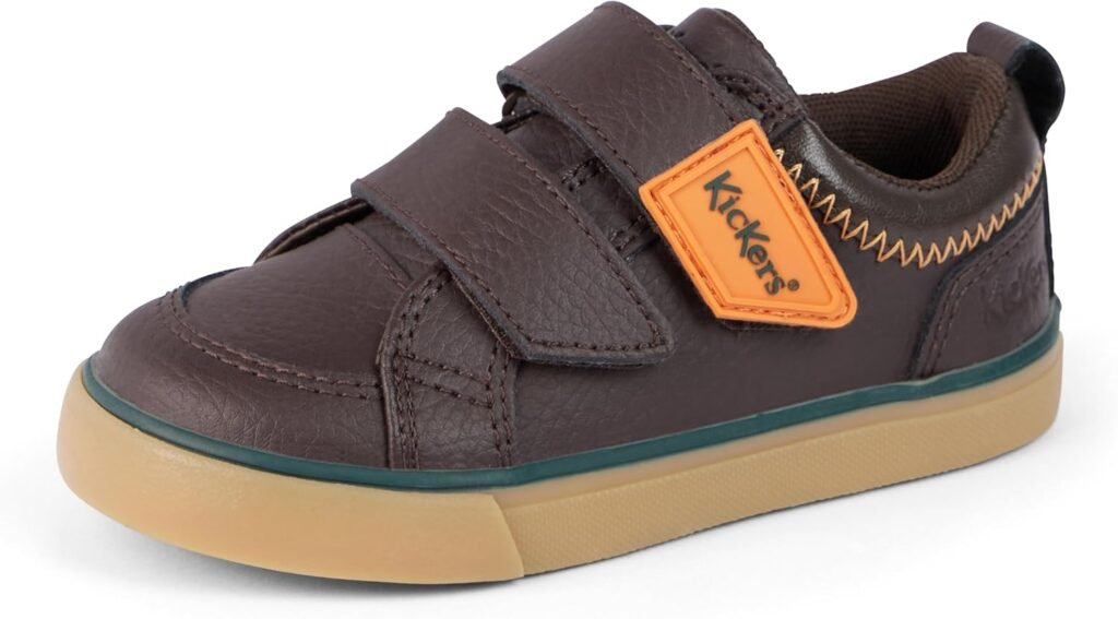 Kickers Unisex Kid’s Tovni Twin Zigzag Shoes