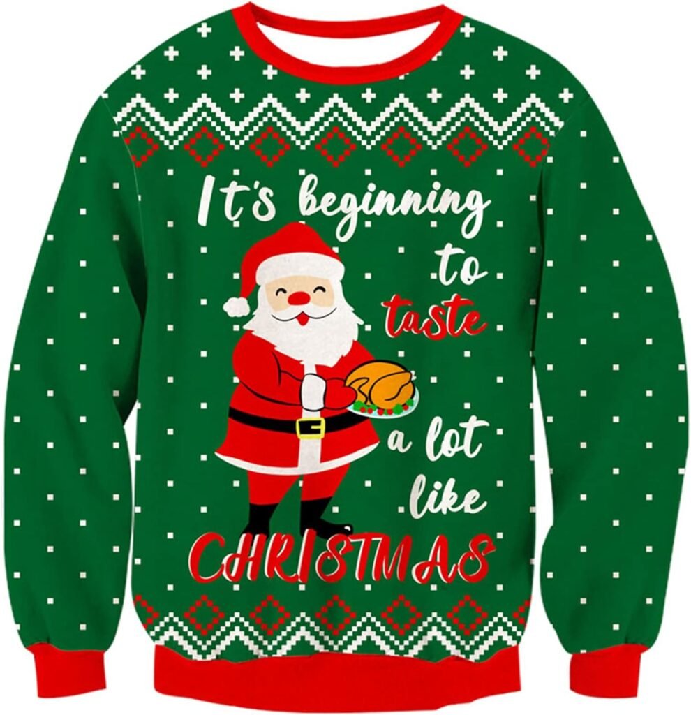 Kids4ever Unisex Kids Christmas Jumper Knitted Sweater Reindeer Rudolph Knitwear Warm Long Sleeve Crewneck Xmas Knit Pullover Sweatshirt Winter Top for Boys Girls 7-13 Years Kids4ever Unisex Kids Christmas Jumper Knitted Sweater Reindeer Rudolph Knitwear Warm Long Sleeve Crewneck Xmas Knit Pullover Sweatshirt Winter Top for Boys Girls 7-13 Years