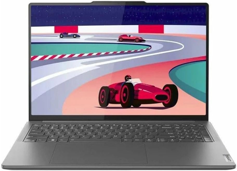 Lenovo Slim Pro 9 16IRP8 16″ 3.2K 165Hz Touchscreen Laptop, Intel Core i9-13905H 2.6GHz, 32GB RAM, 1TB SSD, NVIDIA GeForce RTX 4050 6GB, Windows 11 Home, Storm Gray