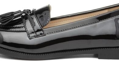 Lilley Anais Womens Black Patent Loafer