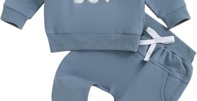 MAHUAOYIXI Toddler Newborn Baby Boy Fall Winter Outfit Clothes Long Sleeve Sweatshirt Pullover Letter Embroidered Elastic Waist Pants With Pockets Drawstring Trousers Tracksuit Set MAHUAOYIXI Toddler Newborn Baby Boy Fall Winter Outfit Clothes Long Sleeve Sweatshirt Pullover Letter Embroidered Elastic Waist Pants With Pockets Drawstring Trousers Tracksuit Set