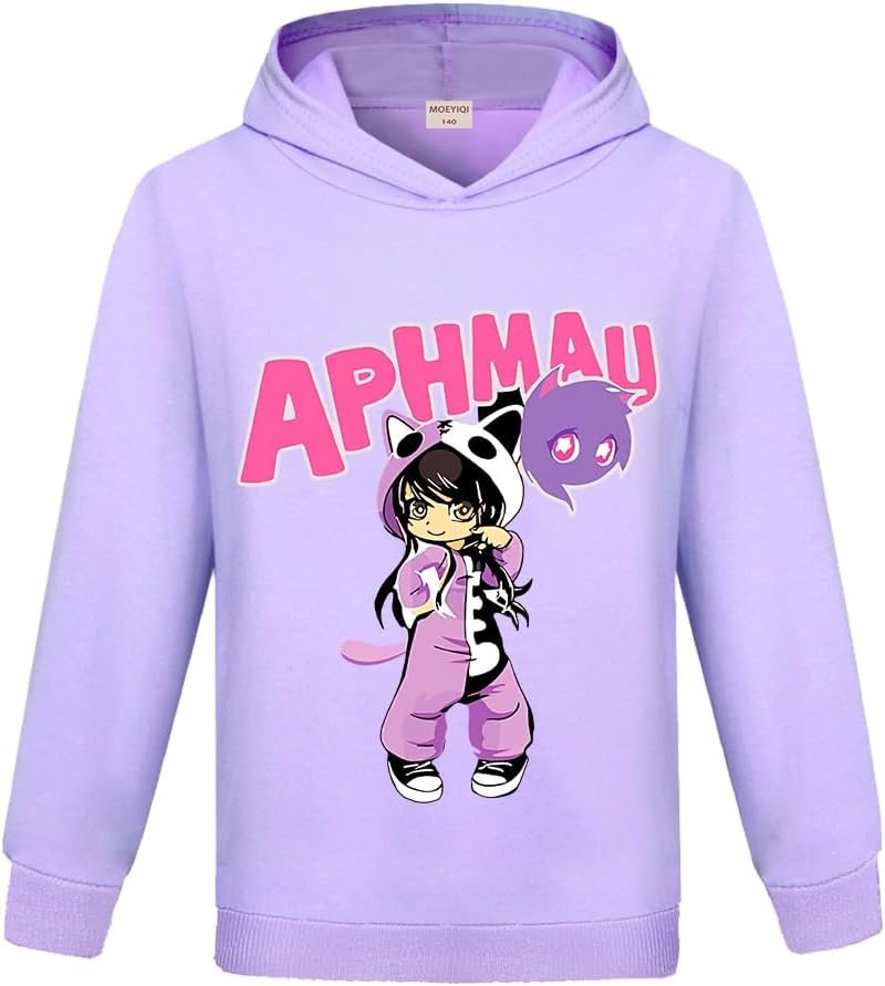 MOEYIQI Casual Kids Hoodies Pullover Youtuber Gamer for Boys and Girls Jumper Tops 1-13 Years
