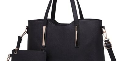 Miss Lulu Women Fashion Handbag Shoulder Bag Purse Faux Leather Tote Bag Set Miss Lulu Women Fashion Handbag Shoulder Bag Purse Faux Leather Tote Bag Set