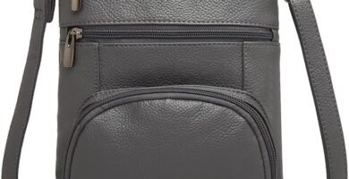 Miss Lulu Women Multi Pocket RFID Blocking Crossbody Bag Small Fashion PU Leather Messenger Travel Organizer Satchel Sling Shoulder Bags (Grey) Miss Lulu Women Multi Pocket RFID Blocking Crossbody Bag Small Fashion PU Leather Messenger Travel Organizer Satchel Sling Shoulder Bags (Grey)