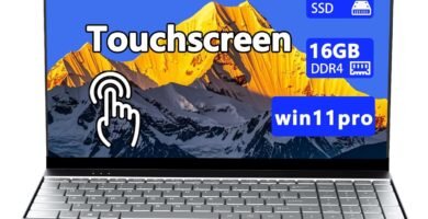 Morostron Touchscreen Notebook Laptop, 15.6″ HD, All-Metal Body N5095 Quad-core 2.9 GHz Processor, 16GB DDR4 512GB SSD，Fingerprint and Backlit Keyboard,FHD 1920 * 1080 IPS,WiFi,Windows 11 Home