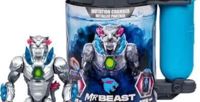 MrBeast Lab Mutators, Mutate the Ultimate Beast Mutators. Perform the Experiment, Release a MrBeast Metallic Panther Action Figure. 3 to Collect MrBeast Lab Mutators, Mutate the Ultimate Beast Mutators. Perform the Experiment, Release a MrBeast Metallic Panther Action Figure. 3 to Collect