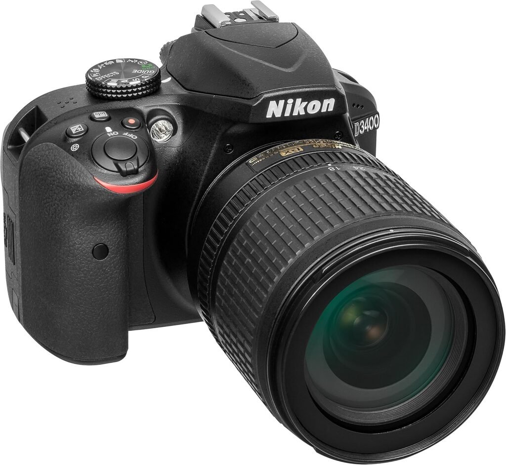 NIKON D3400 Camera + NIKKOR AF-S 18-105 VR Lens (Renewed)