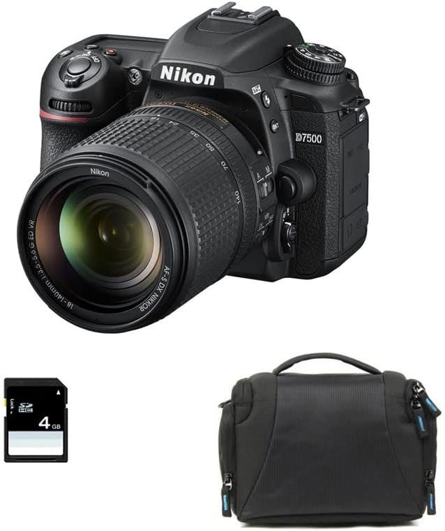 NIKON D7500 + 18-140 VR + SD 4Go + SAC