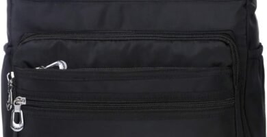 NOTAG Womens Shoulder Bag Multi Pocket Crossbody Bag Waterproof Tote Handbag Travel Purse Lightweight Messenger Bag for Casual Sport Hiking Travel, 2 Size (L, black) NOTAG Womens Shoulder Bag Multi Pocket Crossbody Bag Waterproof Tote Handbag Travel Purse Lightweight Messenger Bag for Casual Sport Hiking Travel, 2 Size (L, black)