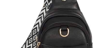 OSOCE Crossbody Bag for Women PU Sling Belt Bag Small Shoulder Chest Bag Purses with Adjustable Guitar Strap Phone Cable Hole Fanny Pack Cross Body Bags with for Ladies Travel Shopping OSOCE Crossbody Bag for Women PU Sling Belt Bag Small Shoulder Chest Bag Purses with Adjustable Guitar Strap Phone Cable Hole Fanny Pack Cross Body Bags with for Ladies Travel Shopping