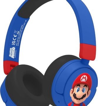 OTL Technologies SM1001 Super Mario Wireless Kids Headphones – Blue OTL Technologies SM1001 Super Mario Wireless Kids Headphones – Blue