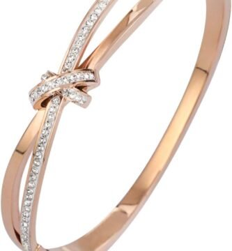 PHOGARY “Forever and Ever Knot Classic Bracelets for Women Rose Gold Bracelet Crystals, Birthday Thanksgiving Christmas Xmas Gift for Women Mum Mother Wife with Gift Box PHOGARY “Forever and Ever Knot Classic Bracelets for Women Rose Gold Bracelet Crystals, Birthday Thanksgiving Christmas Xmas Gift for Women Mum Mother Wife with Gift Box