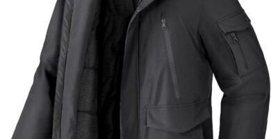 Pioneer Camp Men’s Winter Coat Waterproof Fleece Lined Warm Winter Jacket with 9 Pockets Insulated Windproof Hooded Parka （S-XXL）