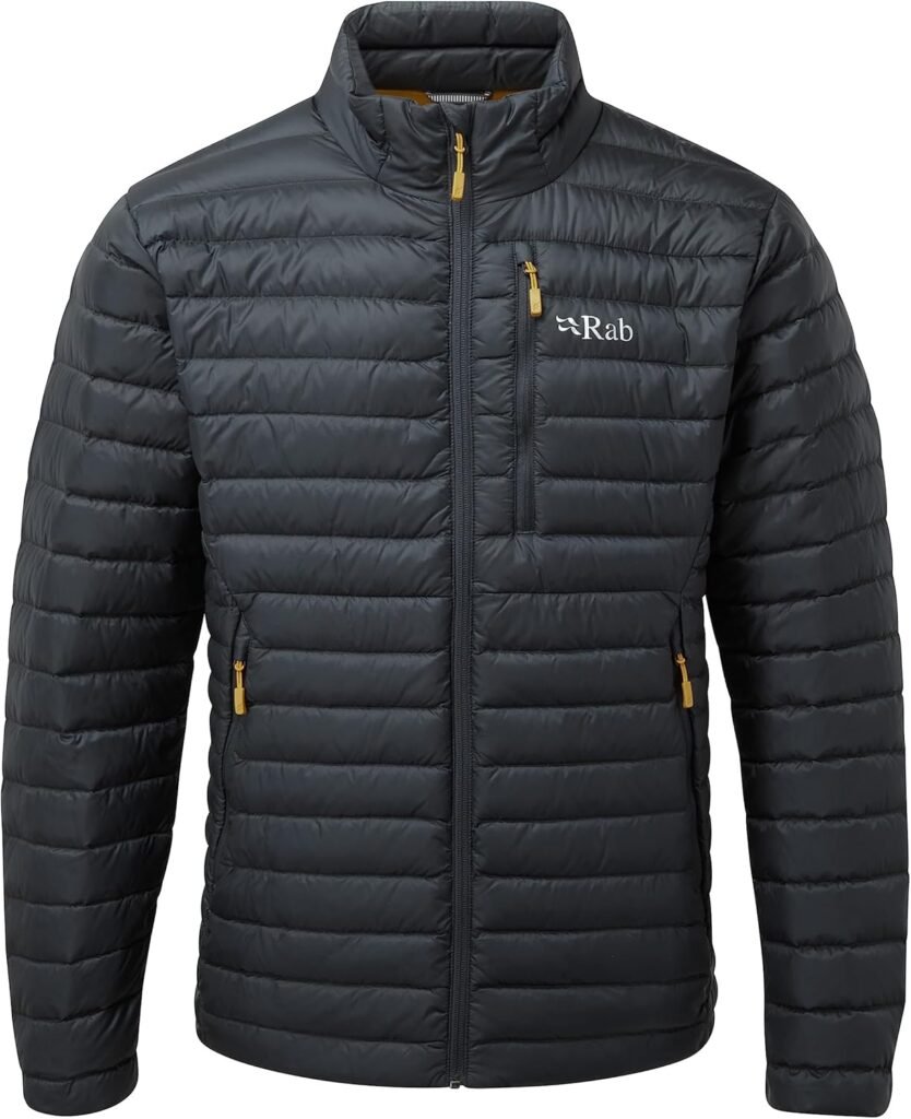 Rab Men’s Microlight Down Jacket for Trekking, Climbing, & Skiing Rab Men’s Microlight Down Jacket for Trekking, Climbing, & Skiing