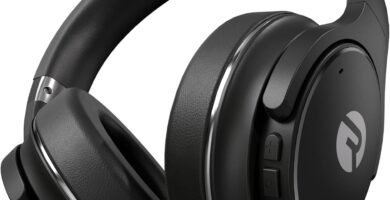 Raycon The Everyday Wireless Bluetooth Over Ear Headphones, with Active Noise Cancelling, Awareness Mode and Built in Microphone, IPX 4 (Black)