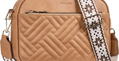 Roulens Small Quilted Crossbody Bags for Women Vegan PU Leather Shoulder Handbags Women’s Purses with Wide Strap Roulens Small Quilted Crossbody Bags for Women Vegan PU Leather Shoulder Handbags Women’s Purses with Wide Strap