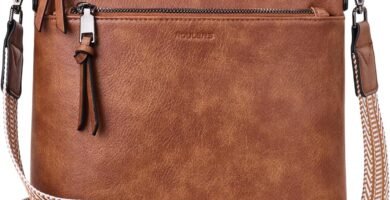 Roulens Trendy Crossbody Bag for Women,Lightweight Medium Crossbody Purse Soft Leather Women’s Shoulder Handbags with Adjustable Wide Strap Roulens Trendy Crossbody Bag for Women,Lightweight Medium Crossbody Purse Soft Leather Women’s Shoulder Handbags with Adjustable Wide Strap