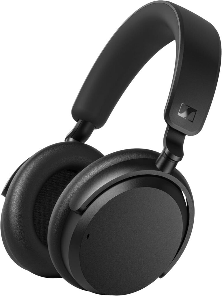 Sennheiser ACCENTUM Wireless Bluetooth Headphones – 50-Hour Battery Life, Audio, Hybrid Noise Cancelling (ANC), All-Day Comfort and Clear Voice Pick-up for Calls, Black