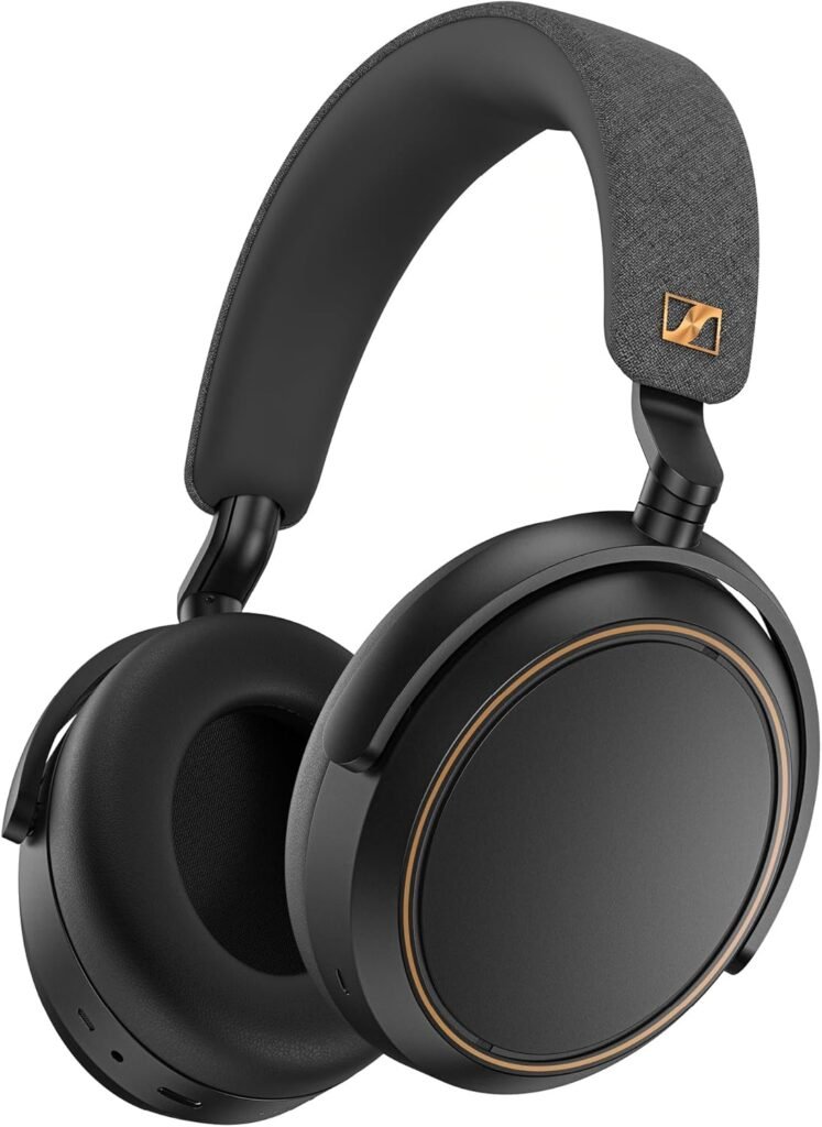 Sennheiser MOMENTUM 4 Wireless Special Edition Headphones, Bluetooth for Crystal-Clear Calls w/Adaptive Noise Cancellation, 60h Battery Life, Customizable Sound, Black/Copper