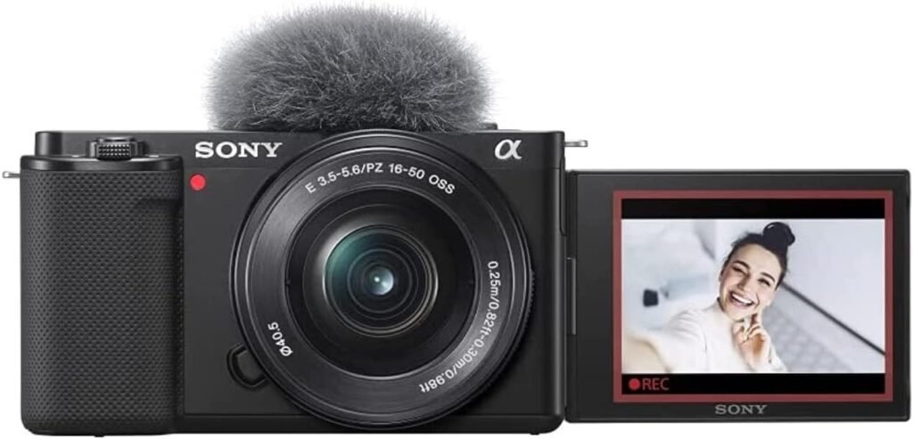 Sony Alpha ZV-E10L | APS-C Mirrorless interchangable-lens vlog camera with 16-50mm lens