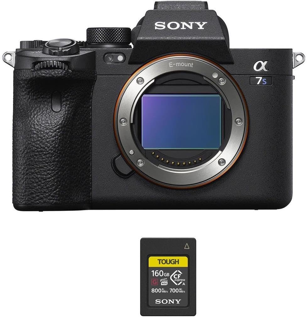 Sony Alpha a7S III Full Frame Mirrorless Digital Interchangeable Lens Camera Body (Black) – Bundle with Sony Tough 160 GB CFexpress Type A Memory Card