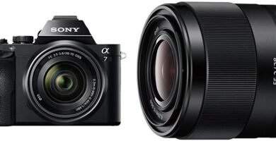 Sony ILCE7KB.CE Full Frame Compact System Camera with 28-70 mm Zoom Lens 24.3 MP and Sony SEL28F20 Lens