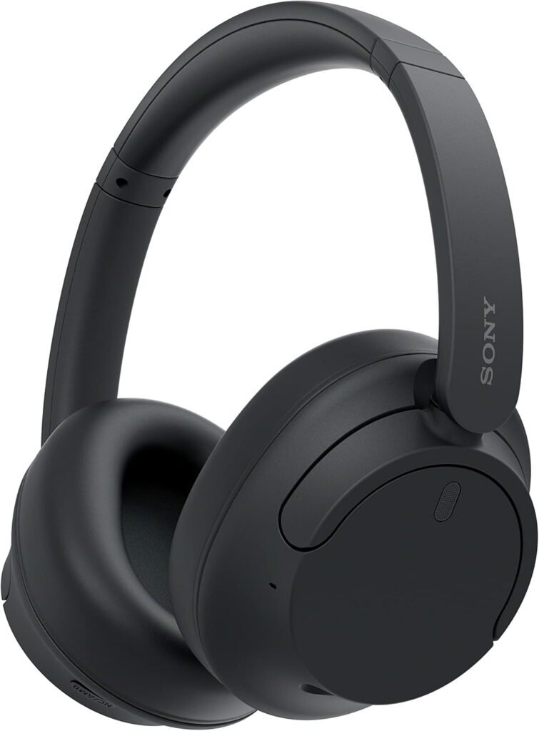 Sony WH-CH720N Noise Cancelling Wireless Bluetooth Headphones – Up to 35 hours battery life and Quick Charge – Black