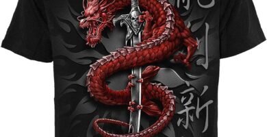 Spiral – Oriental Dragon – T-Shirt Black