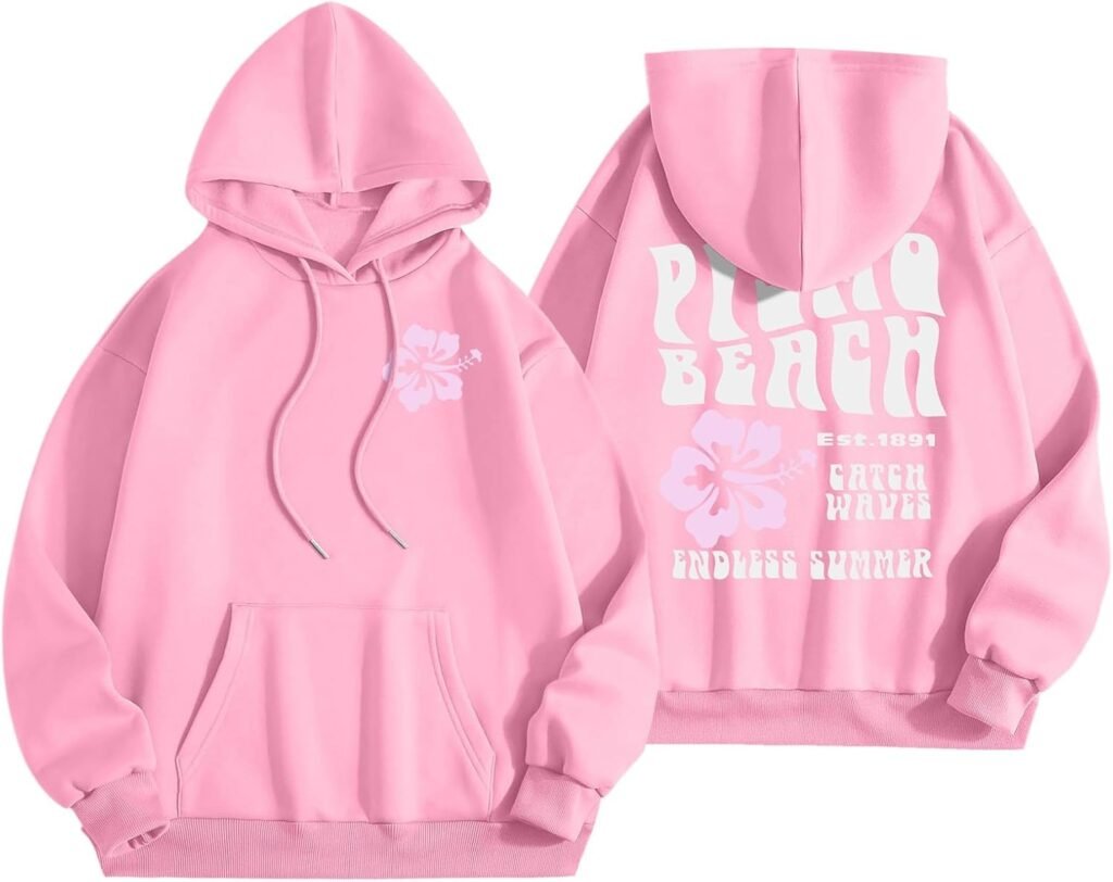 Sweatshirts for Teen Girls Puff Hoodie Letter Print Casual Graphic Hoodies Drawstring Pullover Sweatshirts for Teen Girls Puff Hoodie Letter Print Casual Graphic Hoodies Drawstring Pullover
