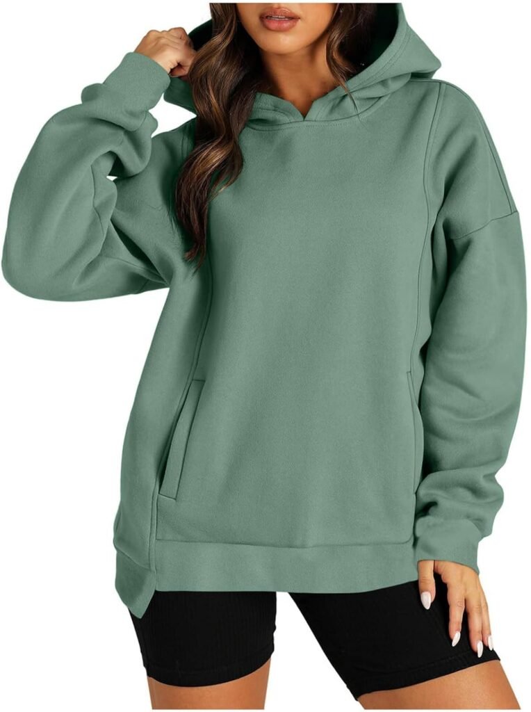 Sweatshirts for Women UK Clearance Women’s Hoodies Oversized Sweatshirt Simple Long Sleeve Hoodie Casual Loose Trendy Pullover Fall Y2k Sweater Cute Hoodies for Teen Girls