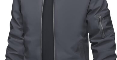 TACVASEN Men’s Lightweight Jacket Thin Sportwear Bomber Jacket Windbreaker Coat