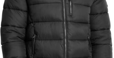 TOG24 Maloney Mens Padded Jacket. Warm & Wind Resistant Mens Jacket With Insulation Made From Recycled Plastic Bottles. Mens Padded Coat Featuring Pocket & 2 Zip Pockets