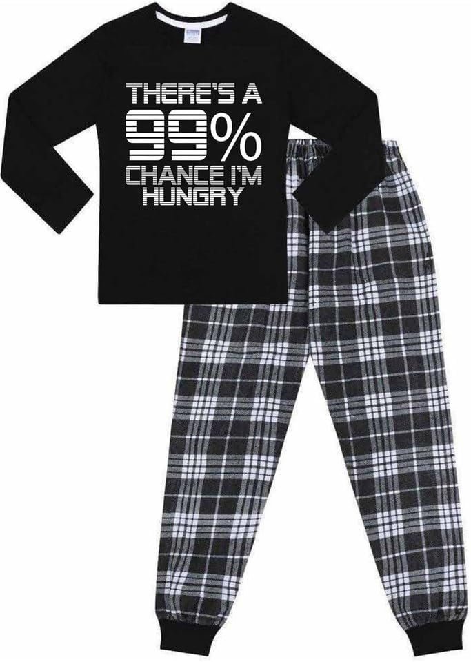 There’s a 99% Chance I’m Hungry Cotton Woven Long Pyjamas
