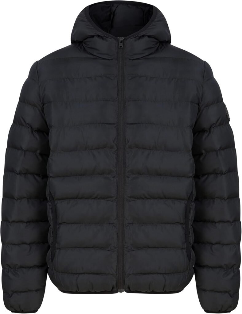 Tokyo Laundry Men’s Tamary Quilted Puffer Jacket with Hood