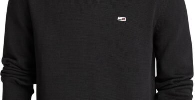 Tommy Jeans Men’s Crew Neck Slim Fit Knitted Jumper