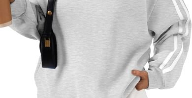 Trendy Queen Oversized Sweatshirt for Women Crewneck Fall Fashion Clothes 2024 Striped Sweater y2k Teen Girls Outfits