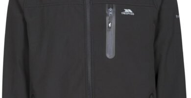 Trespass Accelerator II Mens Waterproof Softshell Jacket with Removable Hood