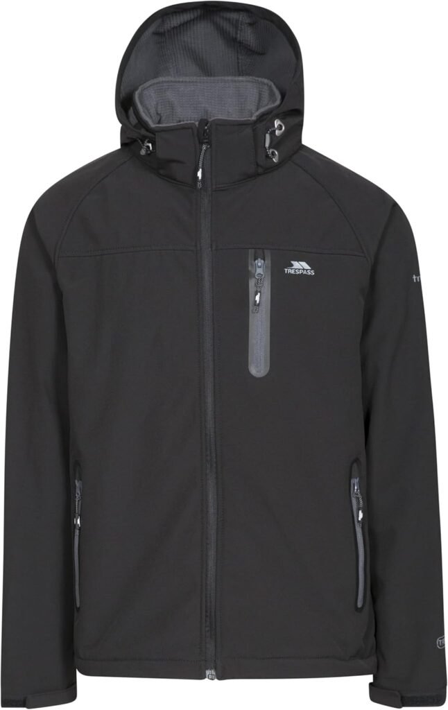 Trespass Accelerator II Mens Waterproof Softshell Jacket with Removable Hood