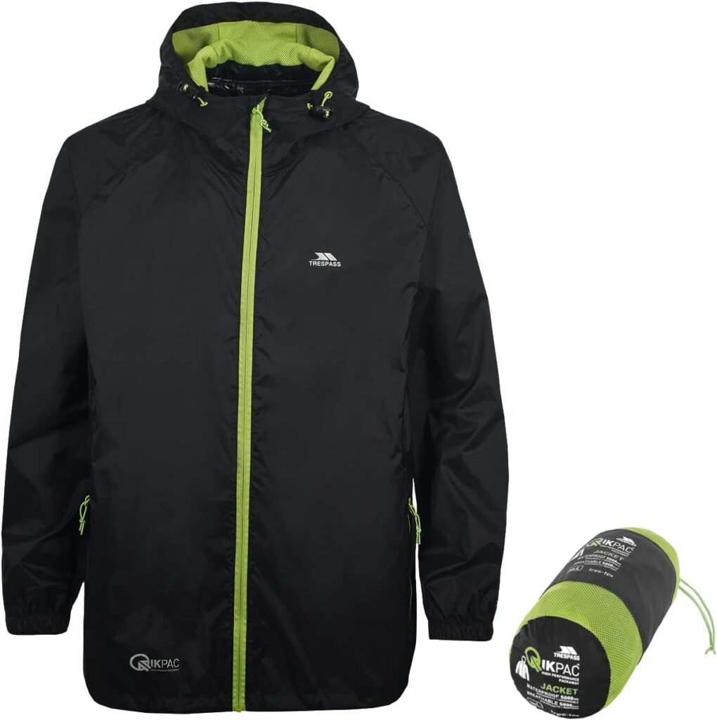 Trespass Men’s Qikpac Pack Away Jacket Trespass Men’s Qikpac Pack Away Jacket