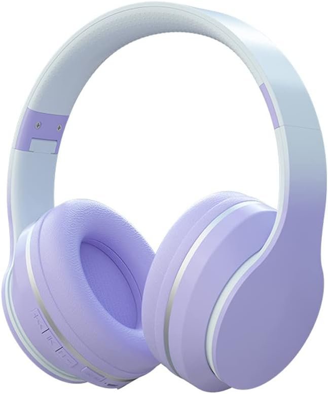 Usoun Bluetooth Headphones Over-Ear,Kids Wireless Bluetooth Headphones with Mic,Foldable Wireless/Wired Stereo Headset,TF Card,Kids Headphones for Boys Girls Travel School Cellphone Tablet PC (Purple) Usoun Bluetooth Headphones Over-Ear,Kids Wireless Bluetooth Headphones with Mic,Foldable Wireless/Wired Stereo Headset,TF Card,Kids Headphones for Boys Girls Travel School Cellphone Tablet PC (Purple)