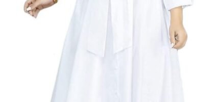 VERWIN Women Long Sleeve Loose Elegant Maxi Dress Button Down Up Shirt Long Dress with Pockets and Belts VERWIN Women Long Sleeve Loose Elegant Maxi Dress Button Down Up Shirt Long Dress with Pockets and Belts