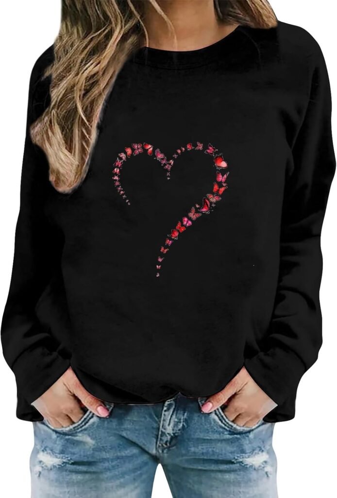 Women Zip up Hoodie Trendy Womens Clothes 2024 Women’s Butterfly Print Casual Fashion Sweatshirt Top Hoodie for Teen Girls Crewnecks for Teen Girls Women Zip up Hoodie Trendy Womens Clothes 2024 Women’s Butterfly Print Casual Fashion Sweatshirt Top Hoodie for Teen Girls Crewnecks for Teen Girls