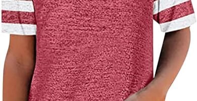 Womens Plain Tops Loose Fit Long Blouse for Women Short Sleeve Crew Neck Summer Fall Shirts 2024 Y2K