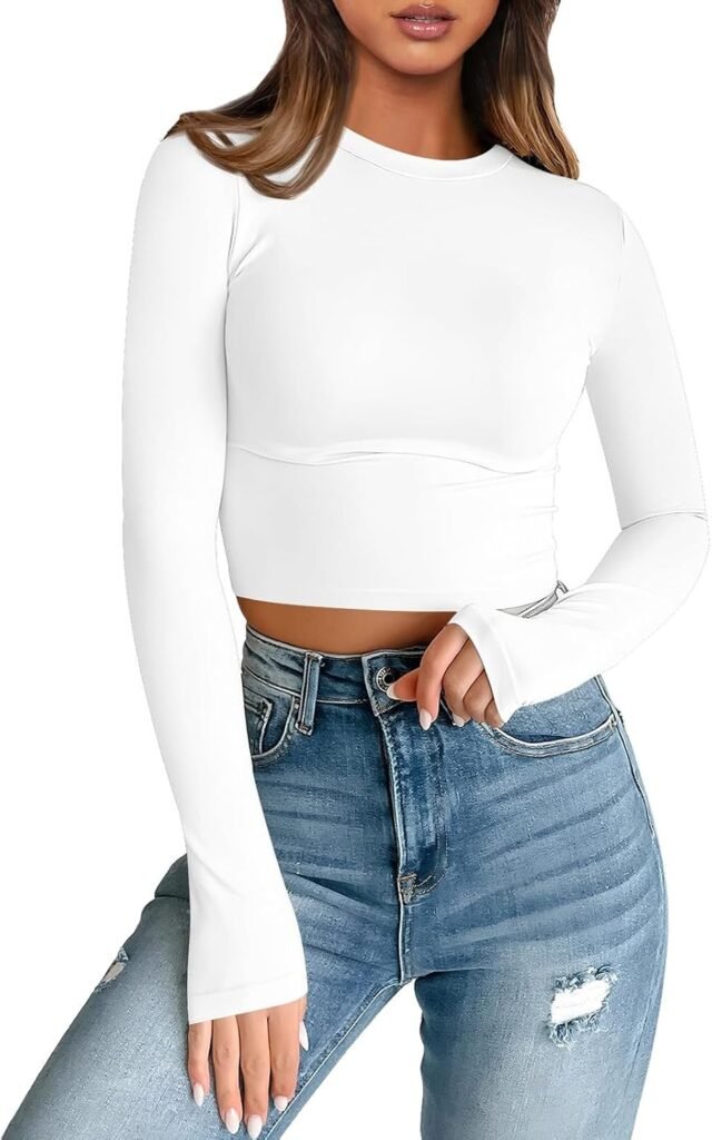 Womens Seamless Body Shaper Adjustable Breathable Womens Long Sleeve Crop Tops Basic Slim Fitted Shirts Casual Fashion Tops Teen Girl Clothes Women’s Shaping Bodysuits Womens Seamless Body Shaper Adjustable Breathable Womens Long Sleeve Crop Tops Basic Slim Fitted Shirts Casual Fashion Tops Teen Girl Clothes Women’s Shaping Bodysuits