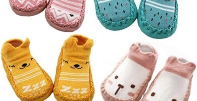 XM-Amigo 4 Pairs of Baby Boys Girls Indoor Slippers Anti-Slip Socks Shoes XM-Amigo 4 Pairs of Baby Boys Girls Indoor Slippers Anti-Slip Socks Shoes