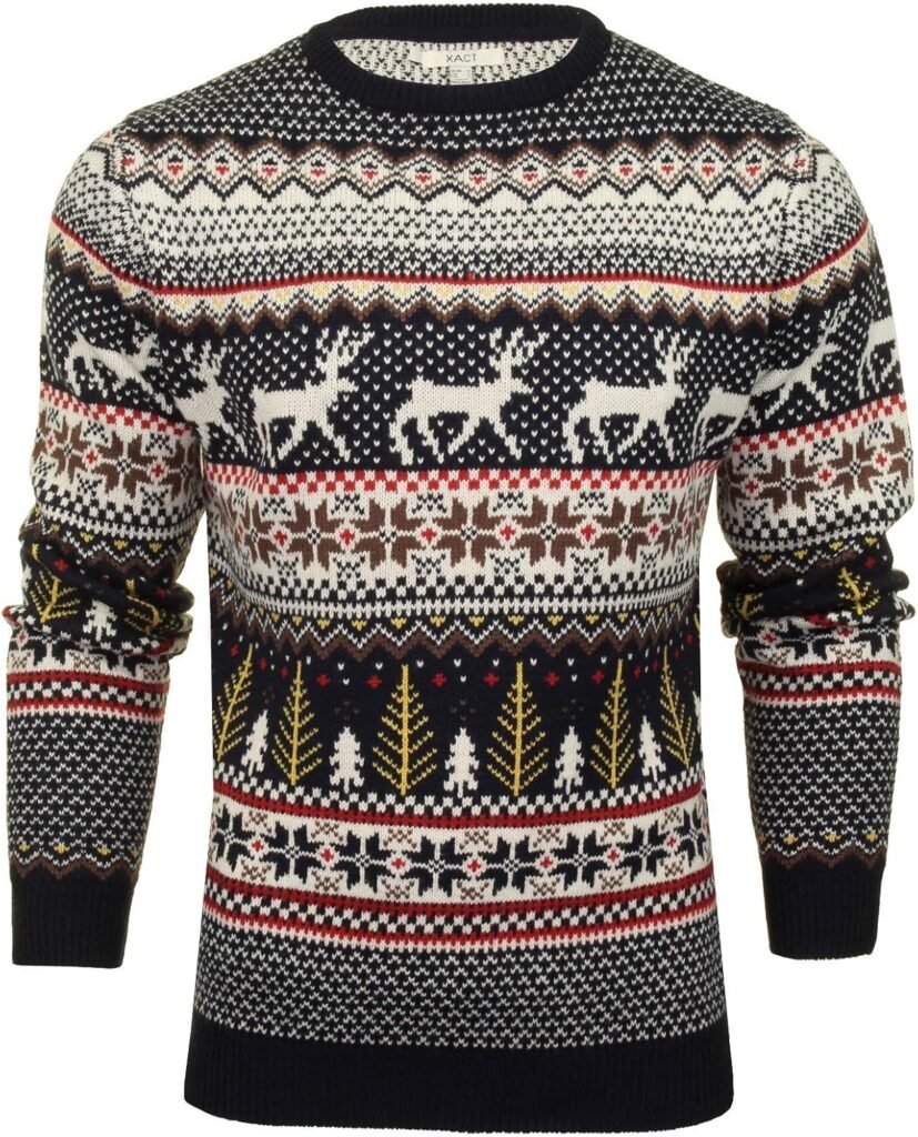 Xact Mens Christmas/Xmas Jumper ‘Jingle Crew’ Xact Mens Christmas/Xmas Jumper ‘Jingle Crew’