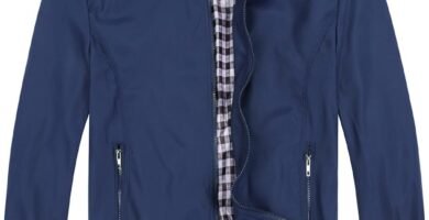 YOUTHUP Men’s Jackets Lightweight Bomber Jacket Casual Cargo Sports Windbreaker Summer Sportswear