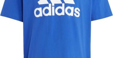 adidas Men’s Essentials Single Jersey Big Logo Tee T-Shirt