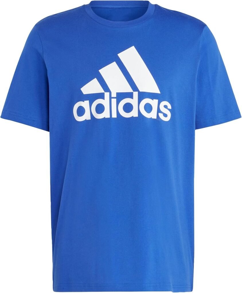 adidas Men’s Essentials Single Jersey Big Logo Tee T-Shirt